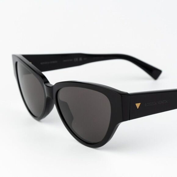 Bottega Veneta Women Sunglasses Black Grey Cat Eye BV1319S 001 BRAND NEW - Picture 7 of 12
